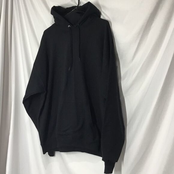 Hanes EcoSmart Fleece Hoodie + Bonus Henley Tee C8 - Picture 3 of 8